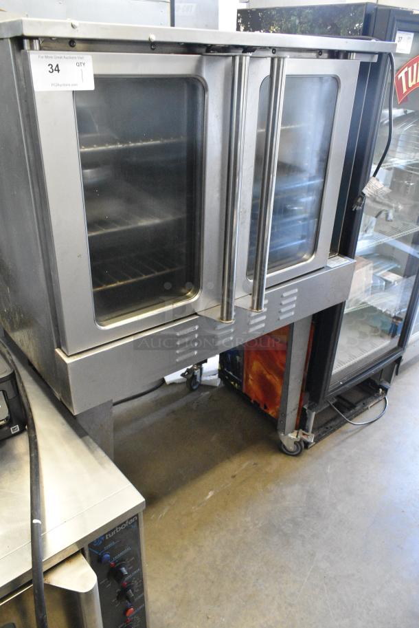 Duke Stainless Steel Commercial Full Size Convection Oven w/ View Through Doors, Metal Oven Racks, Thermostatic Controls and Metal Legs on Commercial Casters. - Image 2 of 11