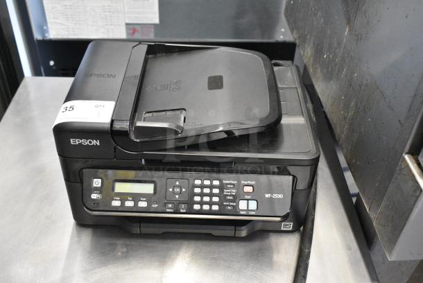Epson WF-2530 Countertop Printer Scanner Copier Fax Machine. 100-240 Volts, 1 Phase. - Image 1 of 7