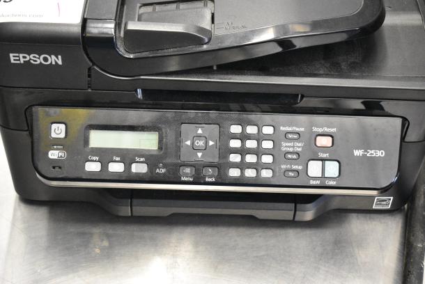 Epson WF-2530 Countertop Printer Scanner Copier Fax Machine. 100-240 Volts, 1 Phase. - Image 3 of 7