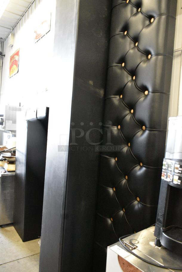 2 Black Benches. Includes 112x18x43. 2 Times Your Bid! - Image 1 of 3