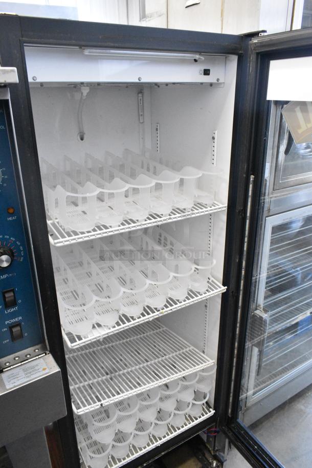 True GDM-12-LD ENEGY STAR Metal Commercial Single Door Reach In Cooler Merchandiser w/ Poly Coated Racks. 115 Volts, 1 Phase. Tested and Powers On But Does Not Get Cold - Image 3 of 5