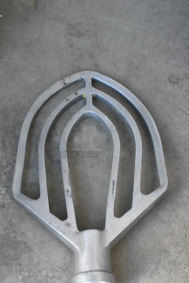 3 Items; Metal Commercial Mixing Bowl, 80 Quart Whisk and 60 Quart Paddle Attachment. 3 Times Your Bid! - Image 3 of 8