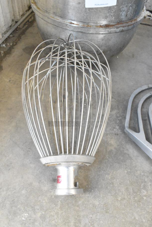 3 Items; Metal Commercial Mixing Bowl, 80 Quart Whisk and 60 Quart Paddle Attachment. 3 Times Your Bid! - Image 5 of 8