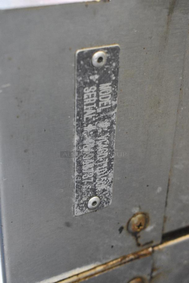 2 Vulcan VC4GD-11D150K Stainless Steel Commercial Natural Gas Powered Full Size Convection Oven w/ View Through Doors, Metal Oven Racks and Thermostatic Controls on Commercial Casters. 2 Times Your Bid! - Image 8 of 9
