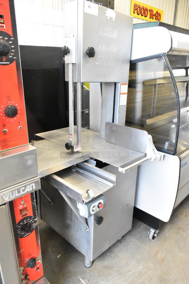 Pro-Cut KS-120 Metal Commercial Floor Style Meat Saw. 250 Volts, 3 Phase. - Image 1 of 9