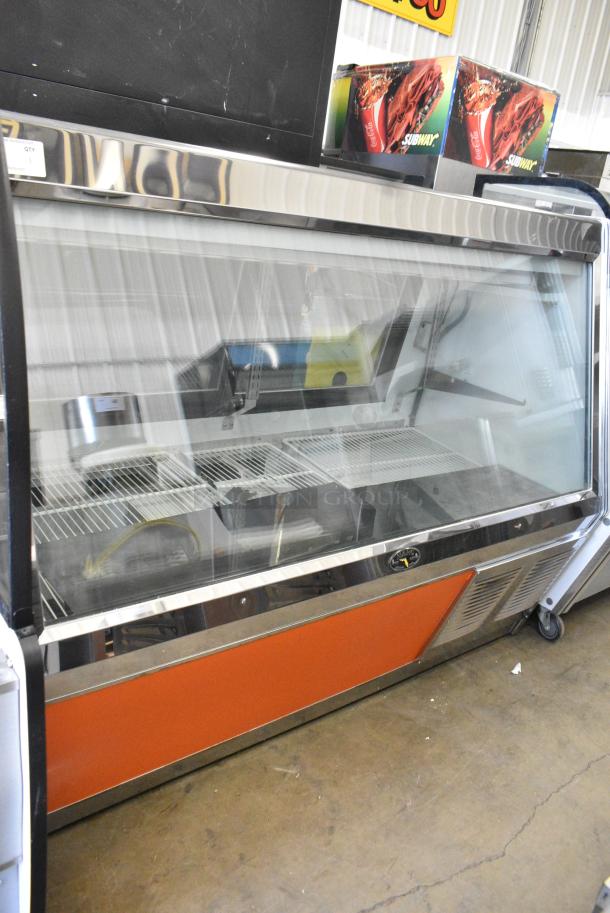 Marc Metal Commercial Floor Style Deli Display Case Merchandiser. Tested and Working! - Image 1 of 4