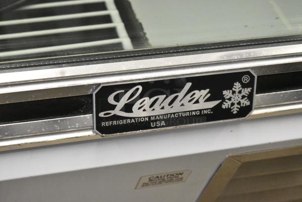 2020 Leader SDL48SC Metal Commercial Floor Style Deli Display Case Merchandiser w/ Top Dry Display Case on Commercial Casters. Tested and Working! - Image 2 of 7