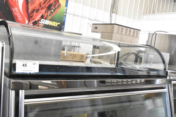 2020 Leader SDL48SC Metal Commercial Floor Style Deli Display Case Merchandiser w/ Top Dry Display Case on Commercial Casters. Tested and Working! - Image 5 of 7