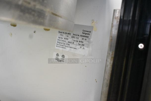 2020 Leader SDL48SC Metal Commercial Floor Style Deli Display Case Merchandiser w/ Top Dry Display Case on Commercial Casters. Tested and Working! - Image 7 of 7