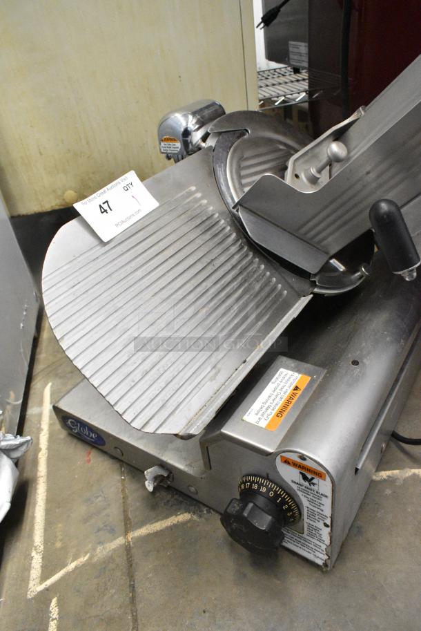 Globe 3500 Metal Commercial Countertop Meat Slicer w/ Blade Sharpener. 115 Volts, 1 Phase. Tested and Working! - Image 3 of 7