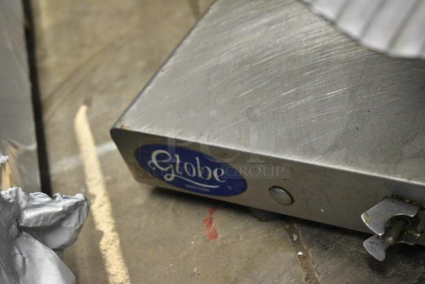 Globe 3500 Metal Commercial Countertop Meat Slicer w/ Blade Sharpener. 115 Volts, 1 Phase. Tested and Working! - Image 4 of 7