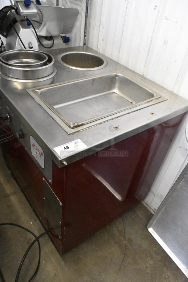 Piper Products / Servolift 7132754 Metal Commercial Steam Table on Commercial Casters. 115 Volts, 1 Phase. Tested and Working! - Image 1 of 8