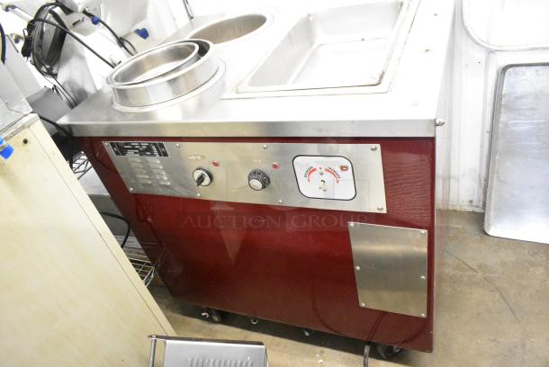 Piper Products / Servolift 7132754 Metal Commercial Steam Table on Commercial Casters. 115 Volts, 1 Phase. Tested and Working! - Image 2 of 8