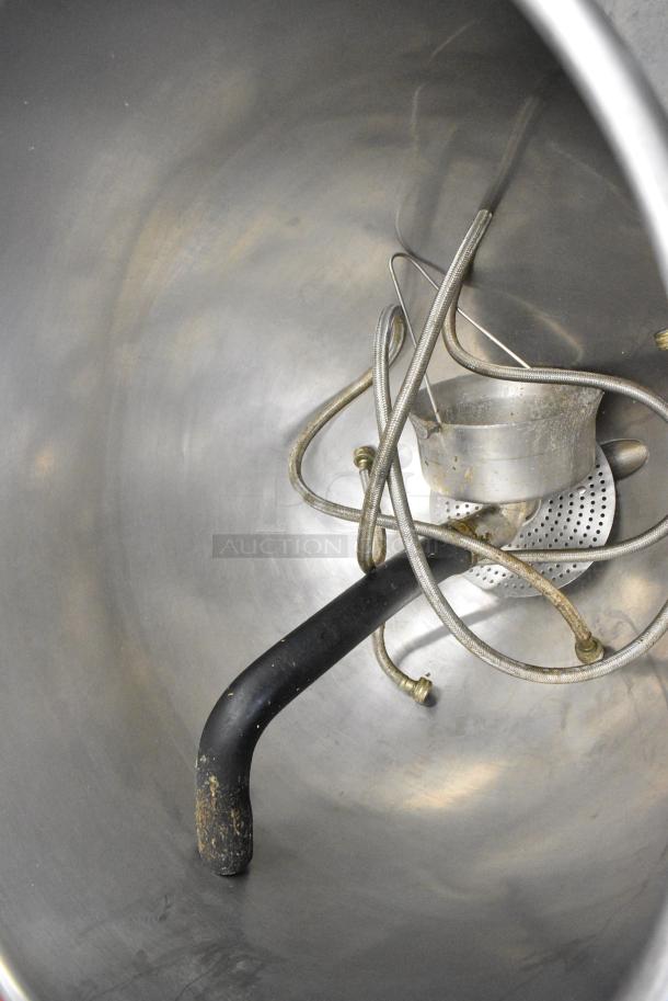Cleveland KGL-60 Stainless Steel Commercial Floor Style Natural Gas Powered 60 Gallon Stationary 2/3 Steam Jacketed Kettle. 190,000 BTU. - Image 2 of 8