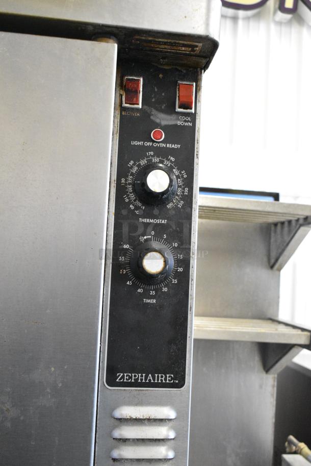 2 Blodgett Stainless Steel Commercial Natural Gas Powered Full Size Convection Oven w/ Solid Doors, Metal Oven Racks and Thermostatic Controls. 2 Times Your Bid! - Image 4 of 10