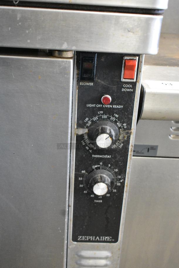 2 Blodgett Stainless Steel Commercial Natural Gas Powered Full Size Convection Oven w/ Solid Doors, Metal Oven Racks and Thermostatic Controls. 2 Times Your Bid! - Image 5 of 10