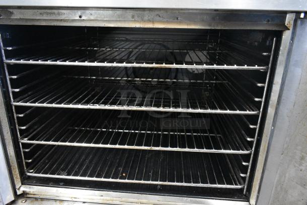 2 Blodgett Stainless Steel Commercial Natural Gas Powered Full Size Convection Oven w/ Solid Doors, Metal Oven Racks and Thermostatic Controls. 2 Times Your Bid! - Image 7 of 10