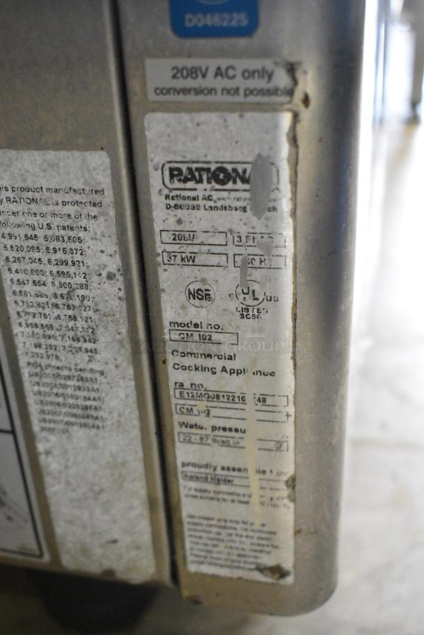 Rational CM 102 CombiMaster Stainless Steel Commercial Electric Powered Combi Convection Oven. 208 Volts, 3 Phase. - Image 7 of 7