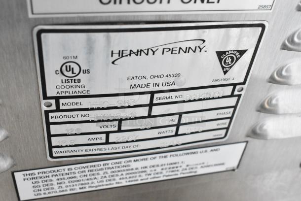 Henny Penny HHC-983 Stainless Steel Commercial Heated Holding Cabinet. 120/250 Volts, 1 Phase. - Image 7 of 7
