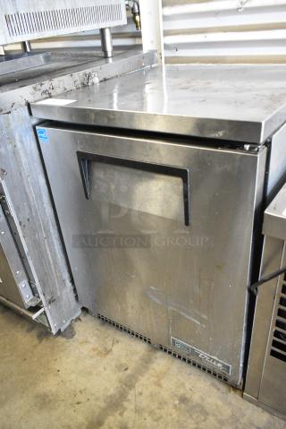 2017 True TUC-24-HC Stainless Steel Commercial Single Door Undercounter Cooler. 115 Volts, 1 Phase. Tested and Working!