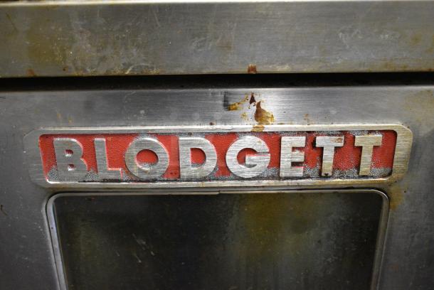 2 Blodgett Stainless Steel Commercial Natural Gas Powered Full Size Convection Ovens w/ View Through Doors, Metal Oven Racks on Commercial Casters. 2 Times Your Bid! - Image 3 of 14