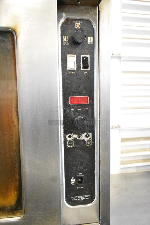 2 Blodgett Stainless Steel Commercial Natural Gas Powered Full Size Convection Ovens w/ View Through Doors, Metal Oven Racks on Commercial Casters. 2 Times Your Bid! - Image 4 of 14