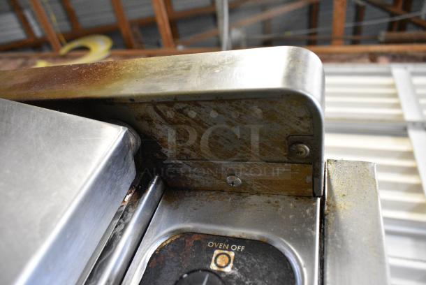 2 Blodgett Stainless Steel Commercial Natural Gas Powered Full Size Convection Ovens w/ View Through Doors, Metal Oven Racks on Commercial Casters. 2 Times Your Bid! - Image 9 of 14