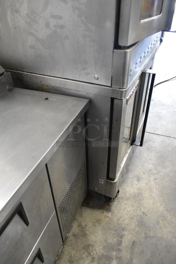 2 Blodgett Stainless Steel Commercial Natural Gas Powered Full Size Convection Ovens w/ View Through Doors, Metal Oven Racks on Commercial Casters. 2 Times Your Bid! - Image 14 of 14