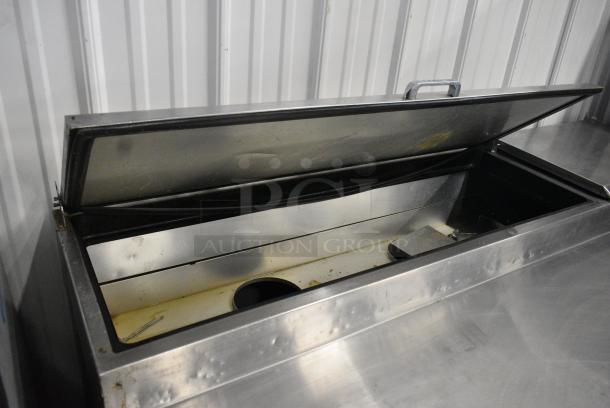 2018 True TPP-67D-4 Stainless Steel Commercial Pizza Prep Table w/ 4 Drawers on Commercial Casters. 115 Volts, 1 Phase. Tested and Powers On But Does Not Get Cold - Image 4 of 10