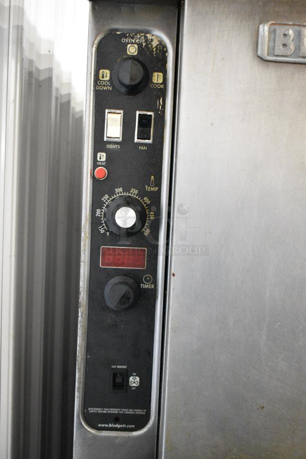 2 Blodgett Stainless Steel Commercial Natural Gas Powered Full Size Convection Ovens w/ Solid Doors, Metal Oven Racks and Thermostatic Controls. 2 Times Your Bid! - Image 4 of 9