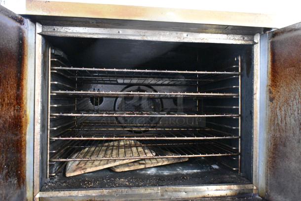2 Blodgett Stainless Steel Commercial Natural Gas Powered Full Size Convection Ovens w/ Solid Doors, Metal Oven Racks and Thermostatic Controls. 2 Times Your Bid! - Image 6 of 9