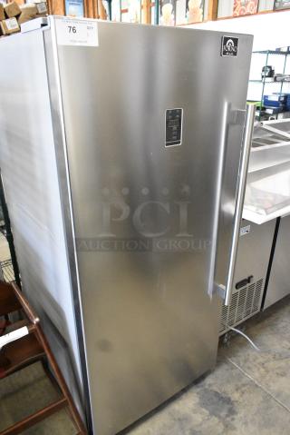 BRAND NEW SCRATCH AND DENT! Forno FFFFD1933-28LS Stainless Steel Commercial Single Door Reach In Freezer. 115 Volts, 1 Phase. Tested and Working!