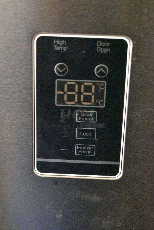 BRAND NEW SCRATCH AND DENT! Forno FFFFD1933-28LS Stainless Steel Commercial Single Door Reach In Freezer. 115 Volts, 1 Phase. Tested and Working! - Image 3 of 6