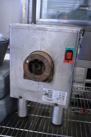 Pro-Cut KG-22W Stainless Steel Commercial Countertop Meat Grinder Hub. 115 Volts, 1 Phase. Tested and Working!