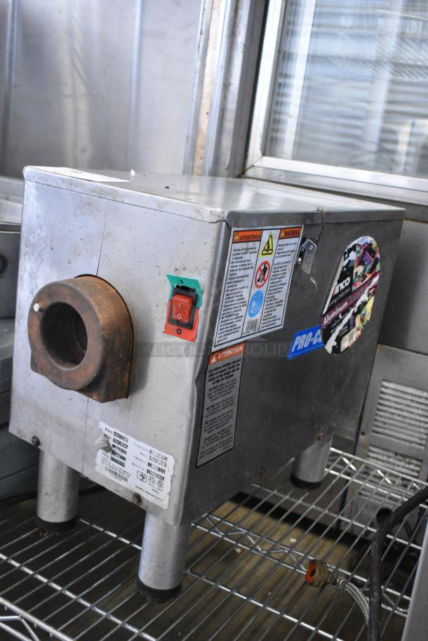 Pro-Cut KG-22W Stainless Steel Commercial Countertop Meat Grinder Hub. 115 Volts, 1 Phase. Tested and Working! - Image 3 of 7