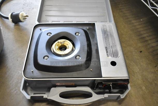 2 ChefMaster Butane Gas Single Burner Range in Gray Poly Case. 2 Times Your Bid! - Image 1 of 6