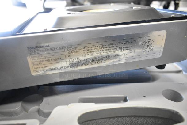 2 ChefMaster Butane Gas Single Burner Range in Gray Poly Case. 2 Times Your Bid! - Image 5 of 6