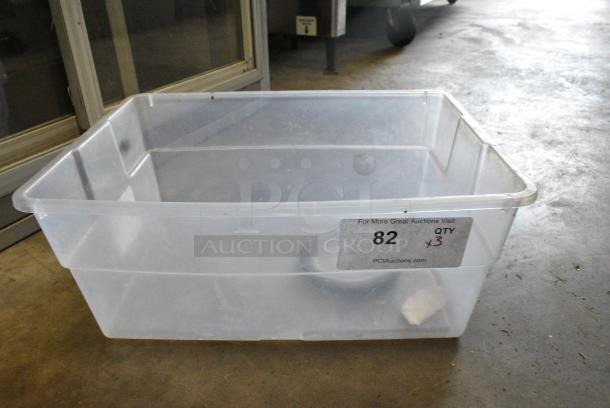 ALL ONE MONEY! lot of 3 Various Poly Bins. - Image 5 of 5