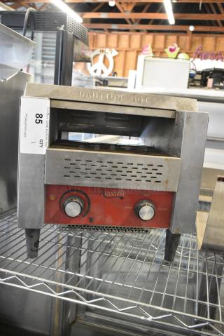 Avantco CTA7001 Stainless Steel Commercial Countertop Electric Conveyor Toaster Oven. 120 Volts, 1 Phase. Tested and Working!