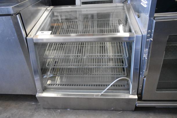 Stainless Steel Countertop Display Case Merchandiser. 115 Volts, 1 Phase. Tested and Powers On But Does Not Get Cold - Image 1 of 4