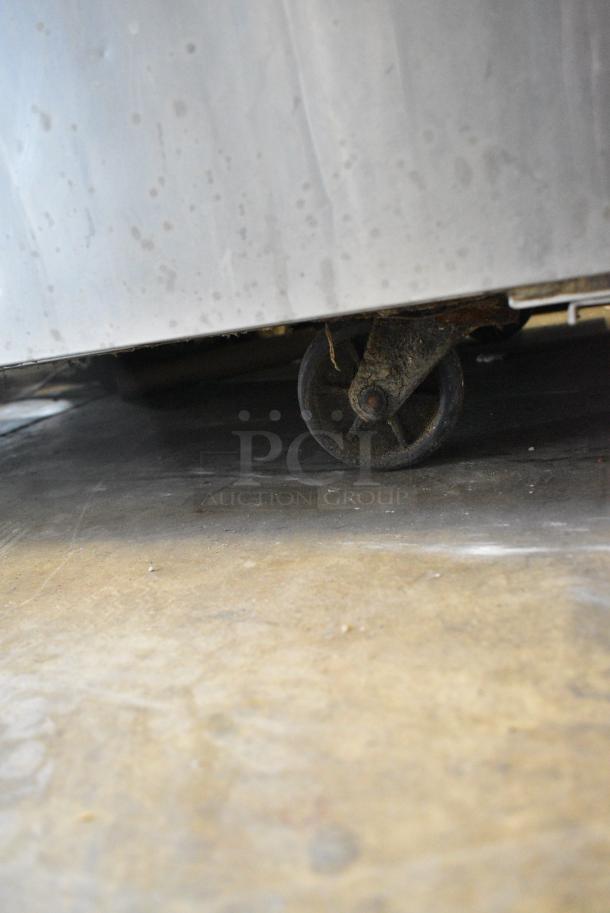 Turbo Air JUR-60 Stainless Steel Commercial Undercounter 2 Door Cooler on Commercial Casters. 115 Volts, 1 Phase. Tested and Powers on But Does Not Get Cold - Image 3 of 7