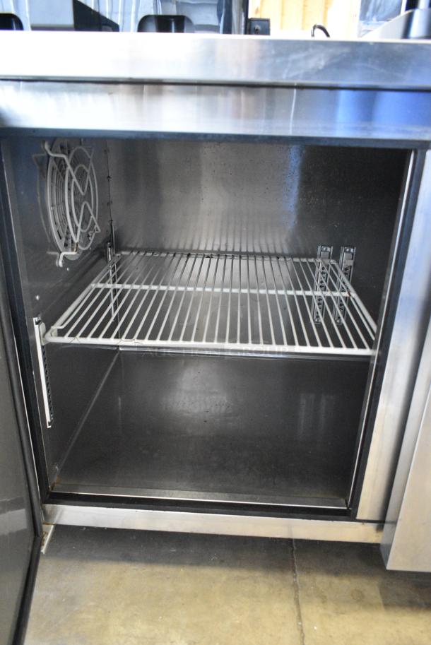 Turbo Air JUR-60 Stainless Steel Commercial Undercounter 2 Door Cooler on Commercial Casters. 115 Volts, 1 Phase. Tested and Powers on But Does Not Get Cold - Image 5 of 7