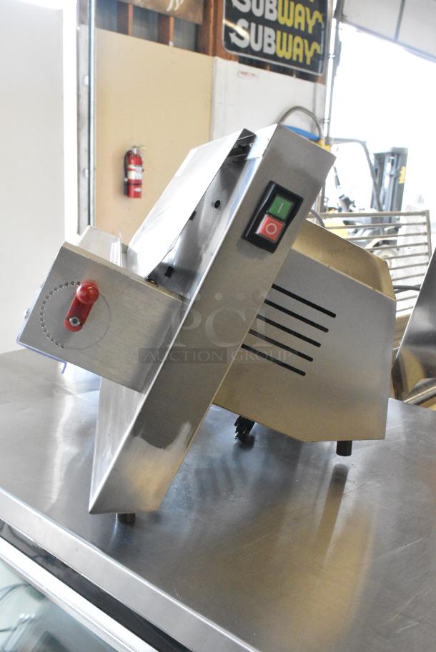 2023 PrepLine DR-3S Stainless Steel Commercial Countertop Dough Sheeter. 115 Volts, 1 Phase. Tested and Working! - Image 3 of 6