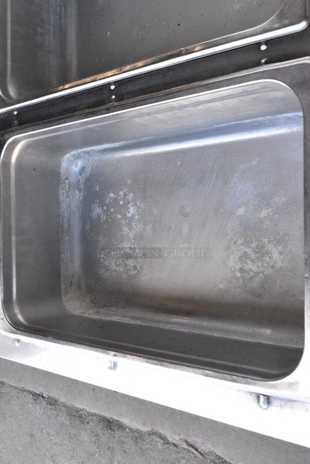 CookRite CSTEA-3 Stainless Steel Commercial 3 Bay Steam Table w/ Under Shelf. 120 Volts, 1 Phase. Tested and Working! - Image 5 of 9