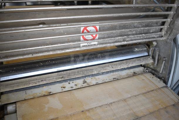 Sottoriva SPT3/1-1VEL Metal Commercial Floor Style Reversible Dough Sheeter. 208 Volts, 3 Phase. - Image 6 of 8