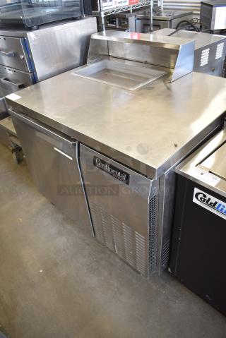 Continental CRB42-6 Stainless Steel Commercial Prep Table on Commercial Casters. 115 Volts, 1 Phase. Tested and Working!