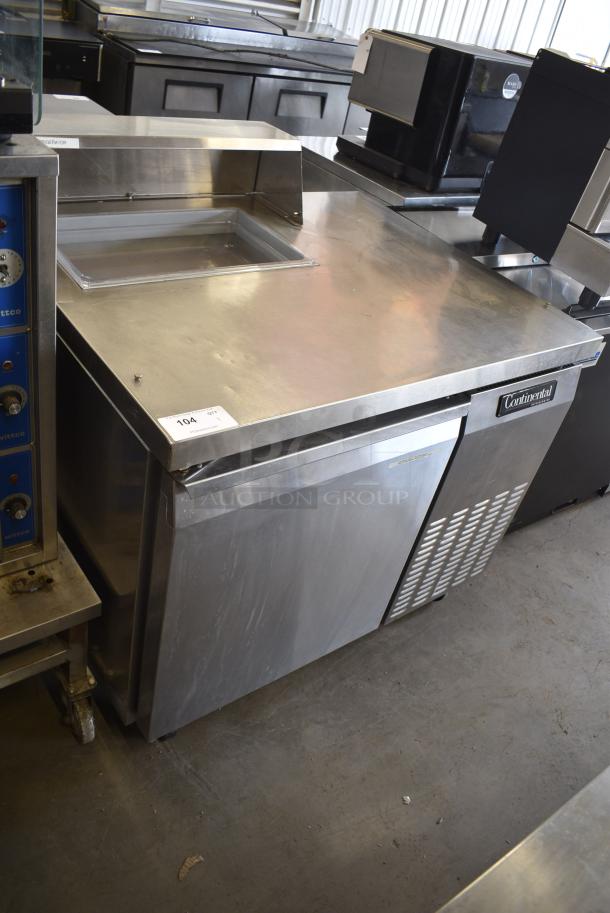 Continental CRB42-6 Stainless Steel Commercial Prep Table on Commercial Casters. 115 Volts, 1 Phase. Tested and Working! - Image 2 of 6