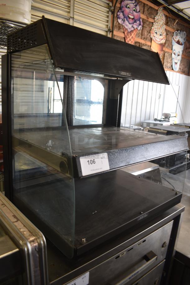 Hatco GRCMW-26D Metal Commercial Countertop Heated 2 Tier Display Case Merchandiser. 120 Volts, 1 Phase. Tested and Working! - Image 2 of 6