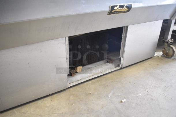 Leader Metal Commercial Floor Style Deli Display Case Merchandiser. 120 Volts, 1 Phase. Tested and Working! - Image 3 of 7