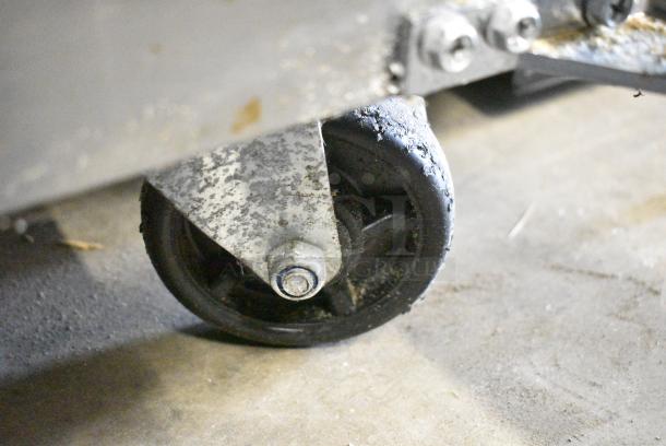 Bison BPT-67 Stainless Steel Commercial Pizza Prep Table on Commercial Casters. 115 Volts, 1 Phase. Tested and Working! - Image 7 of 9